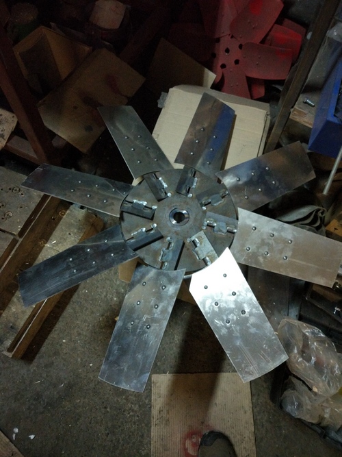 рабочее колесо с алюминевыми лопастями для осевого вентилятора для сушильной камеры древесины 