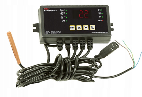Контроллер котла IE-25 PID с датчиком дымогазов